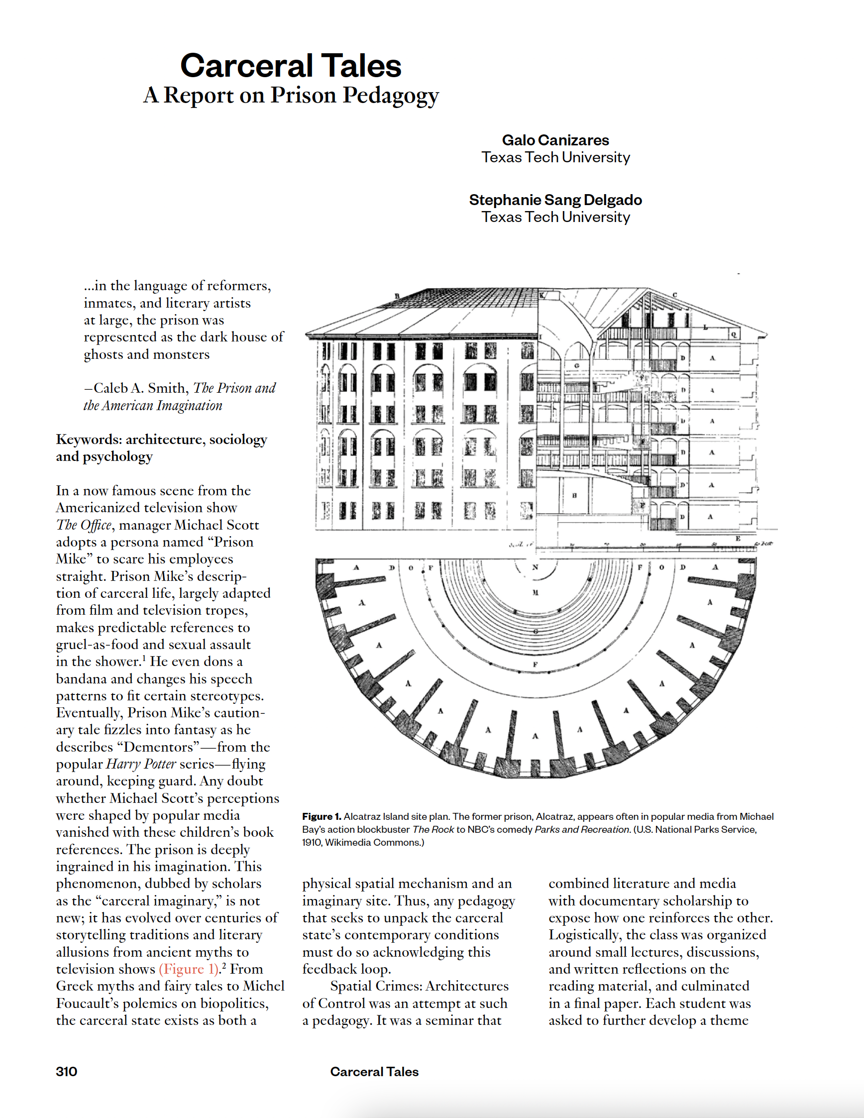 Carceral Tales: A Report on Prison Pedagogy