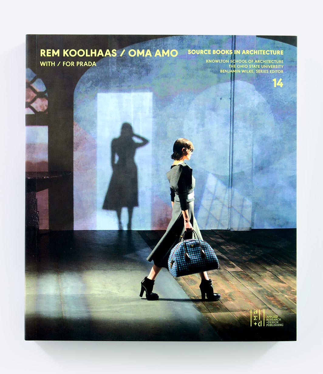 Chapter title:

'Delirious After All, or Why Rem Koolhaas Writes Such Good Books'

Source Books in Architecture No.14: Rem Koolhaas / OMA + AMO Spaces for Prada is the most recent volume in the Source Books in Architecture series. Among the topics discussed in the book are the long-standing relationship with Prada and how the early objectives in that relationship have both maintained and shifted…