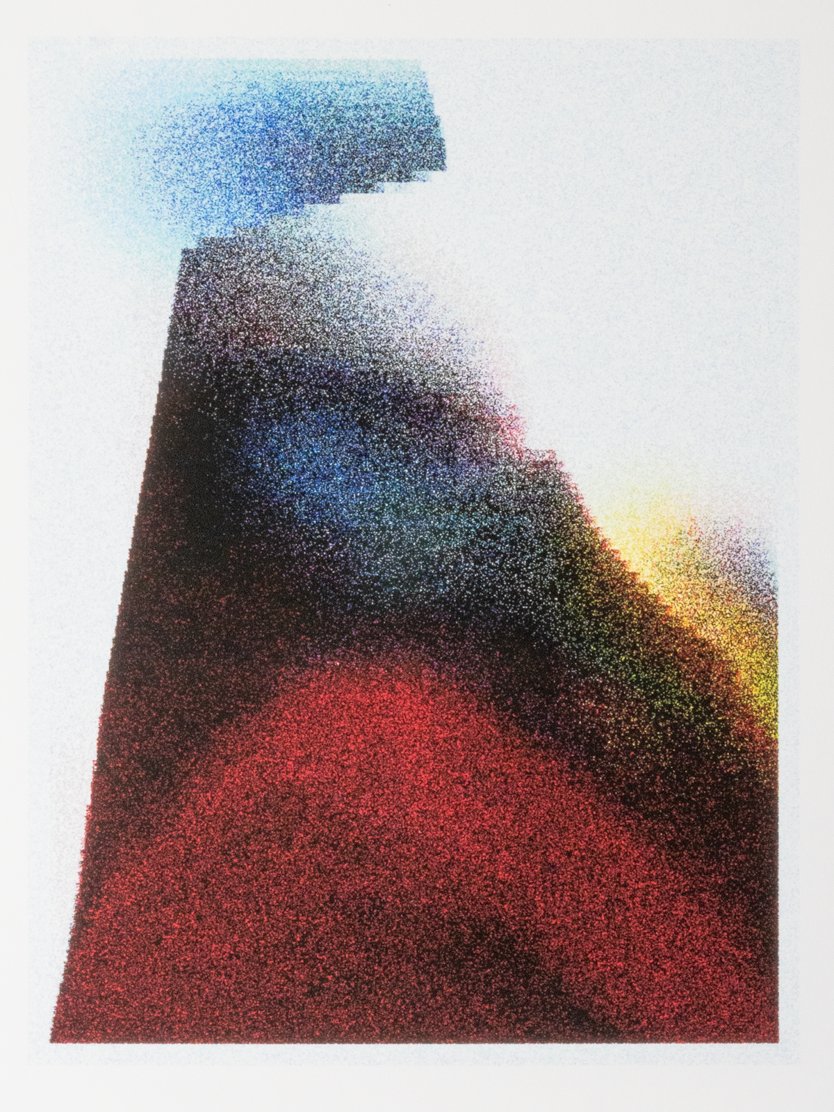 Digital artwork made with custom software. Out-of-band test output from the RASTER series.