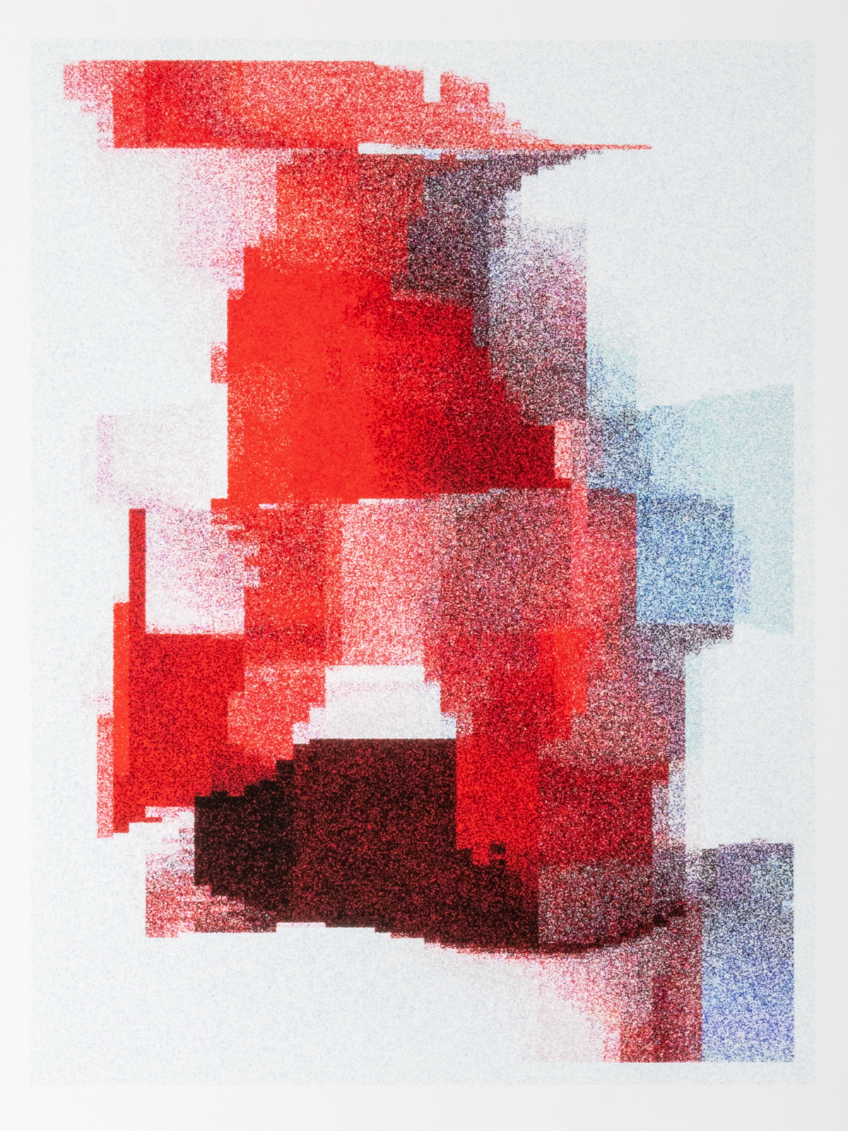 Digital artwork made with custom software. Out-of-band test output from the RASTER series.